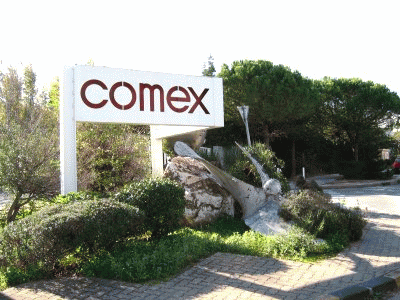 L'entrée de la COMEX à Marseille