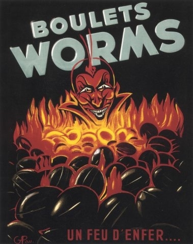 Pub charbon Worms 1920