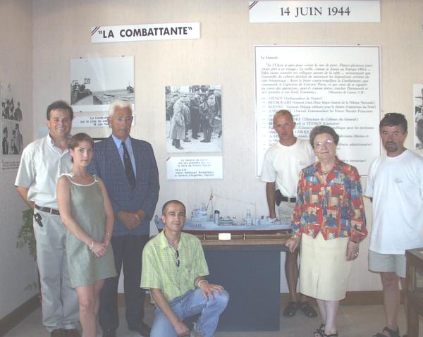 Une partie du G.R.I.E.M.E au Mémorial Ch. De Gaulle de BAYEUX
